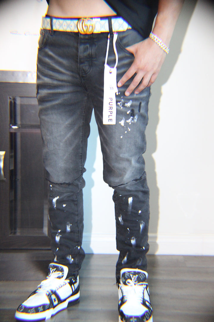 Jet Black 33s – Street Paint Denim
