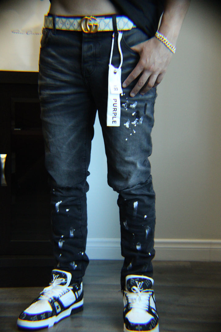 Jet Black 33s – Street Paint Denim