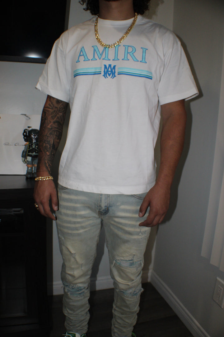 Blue Trident Logo T-Shirt