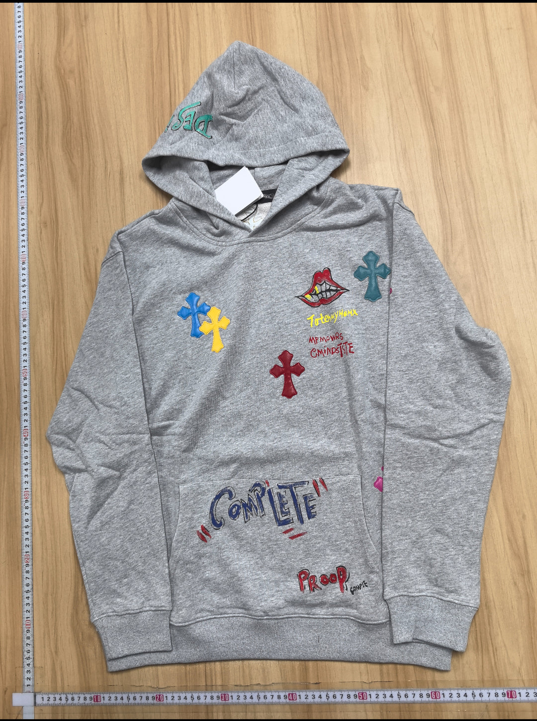 Supply and Demand Cross Hoodie (white)